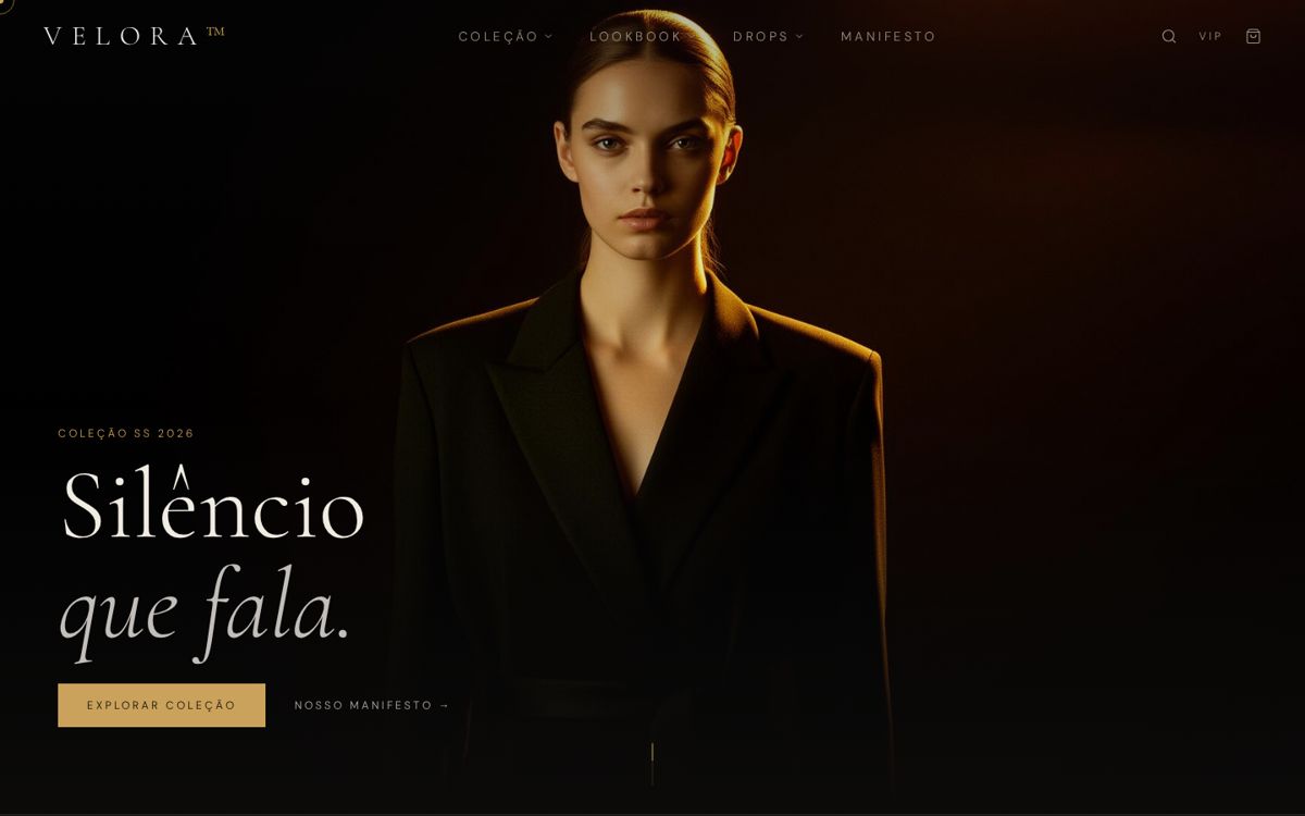 Velora Digital website, a client site designed, built and deployed by AI Build Desk